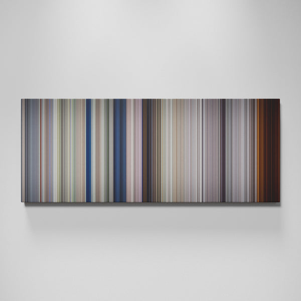 Full Metal Jacket movie canvas wall art - color palette print