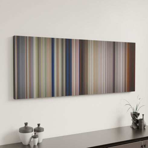 Full Metal Jacket canvas art in modern interior - movie color palette