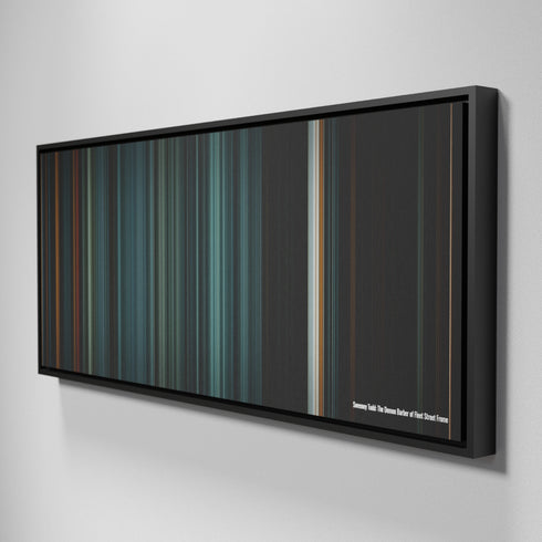 Side view of Framed Buff's of Sweeney Todd: The Demon Barber of Fleet Street Frome on the wall