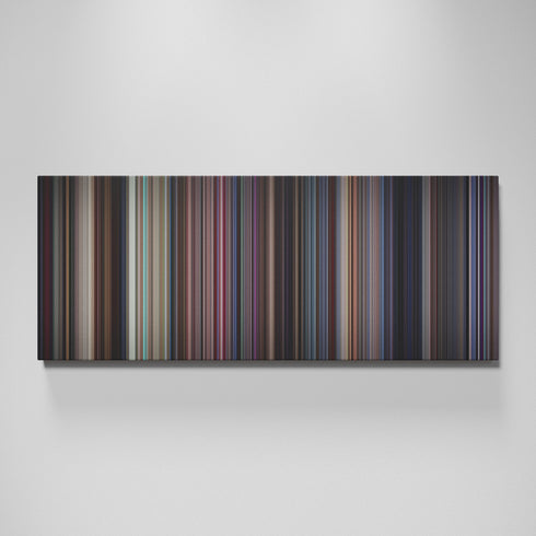 Boogie Nights movie canvas wall art - color palette print
