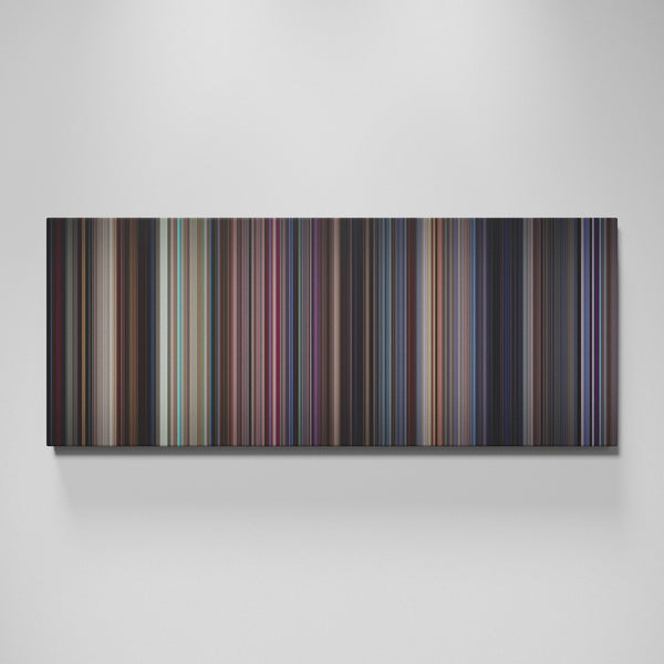 Boogie Nights movie canvas wall art - color palette print