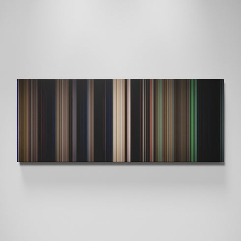 Crouching Tiger, Hidden Dragon movie canvas wall art - color palette print
