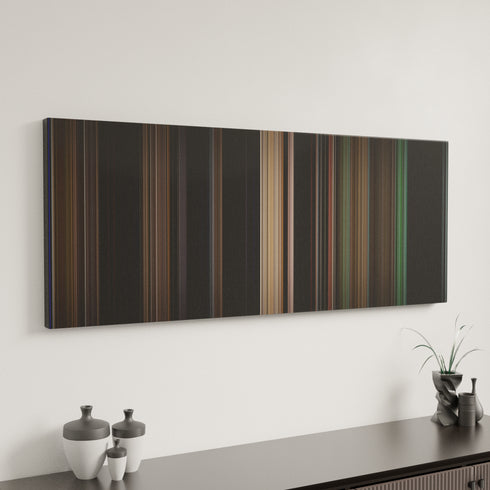 Crouching Tiger, Hidden Dragon canvas art in modern interior - movie color palette