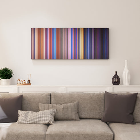 Cats Don't Dance canvas print in living room - film wall decor