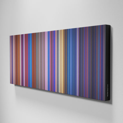 Side view of Buff's of Cats Don't Dance Frome on the wall