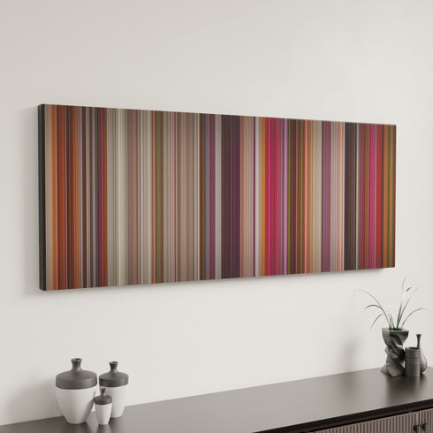 Desperately Seeking Susan canvas art in modern interior - movie color palette