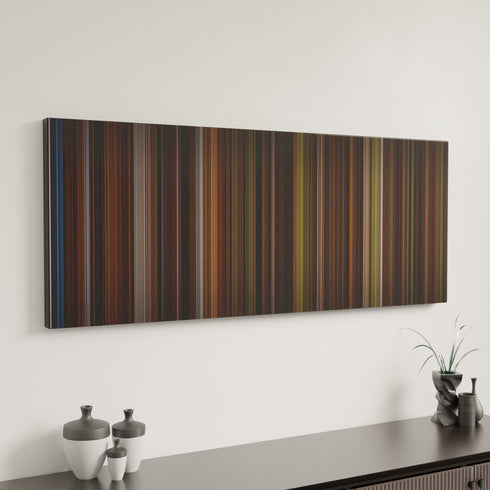 Little Women canvas art in modern interior - movie color palette