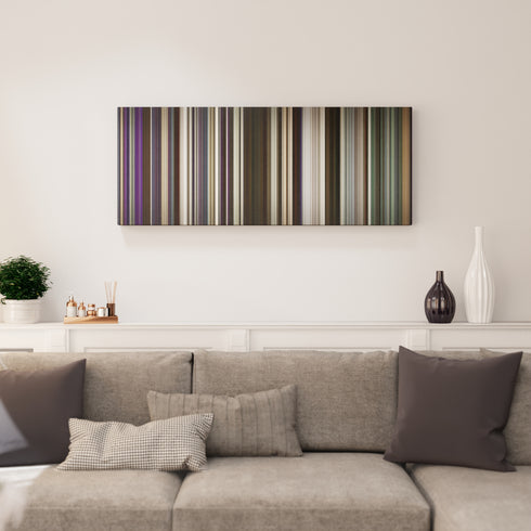Hustlers canvas print in living room - film wall decor