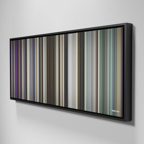 Side view of Framed Buff's of Hustlers Frome on the wall