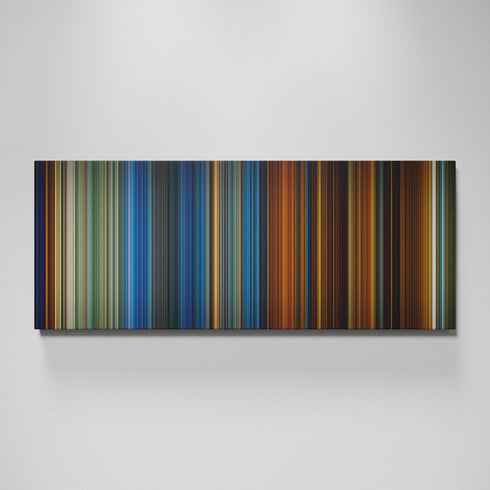 Legend movie canvas wall art - color palette print
