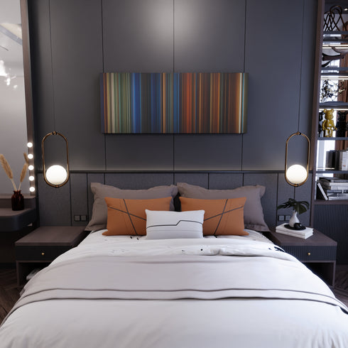 Legend movie canvas in bedroom - wall art display