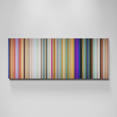 Meet the Robinsons movie canvas wall art - color palette print