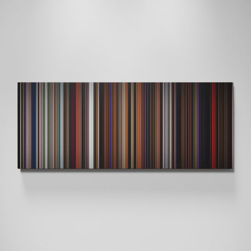 Velvet Goldmine movie canvas wall art - color palette print