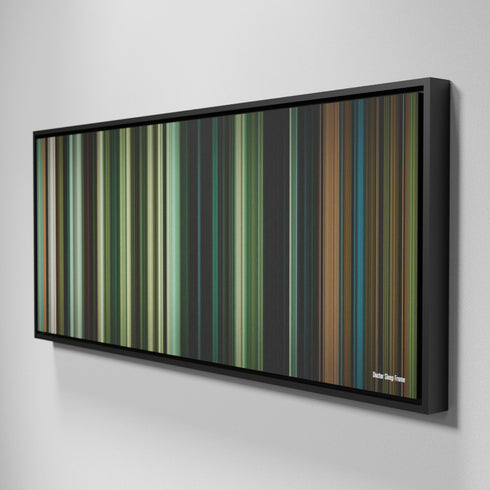 Side view of Framed Buff's of Doctor Sleep Frome on the wall