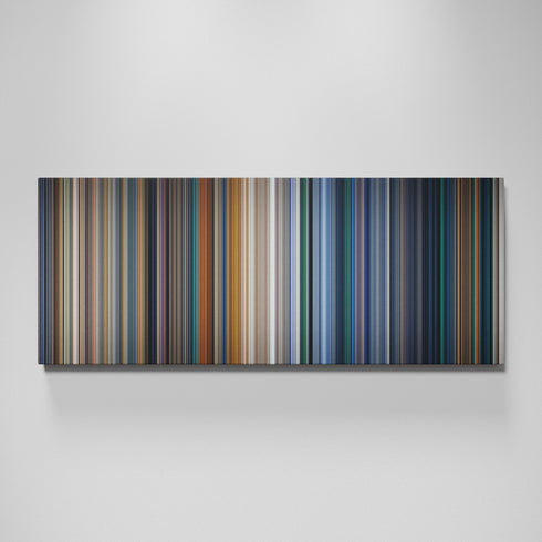 Independence Day movie canvas wall art - color palette print