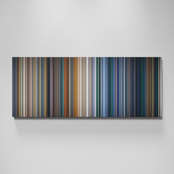 Independence Day movie canvas wall art - color palette print