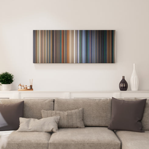 Independence Day canvas print in living room - film wall decor