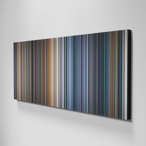 Side view of Basic of Independence Day Frome on the wall