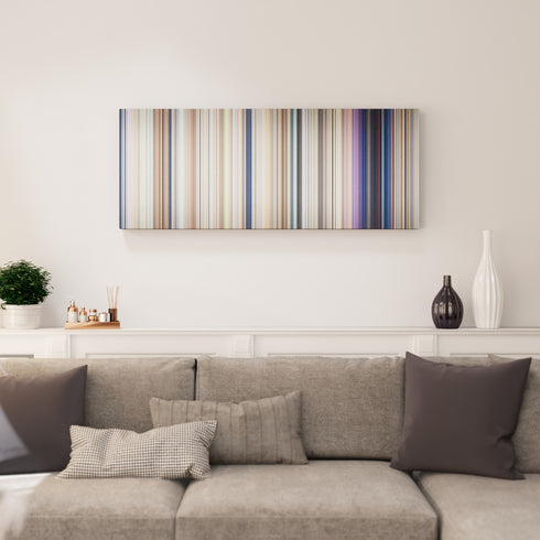 Your Name canvas print in living room - film wall decor