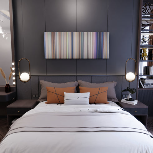 Your Name movie canvas in bedroom - wall art display