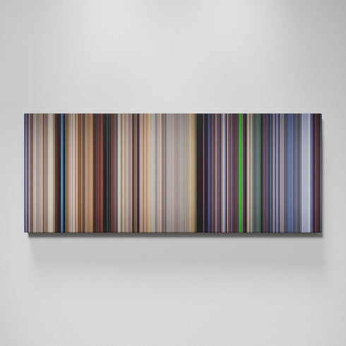 The Truman Show movie canvas wall art - color palette print