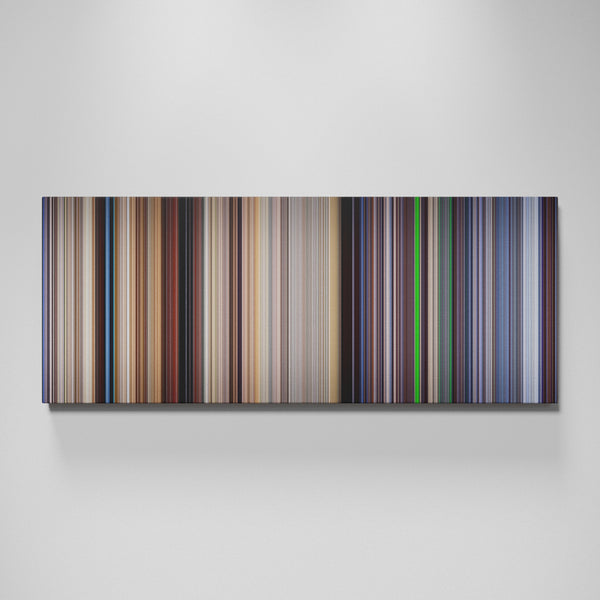 The Truman Show movie canvas wall art - color palette print