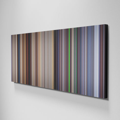 Side view of Basic of The Truman Show Frome on the wall