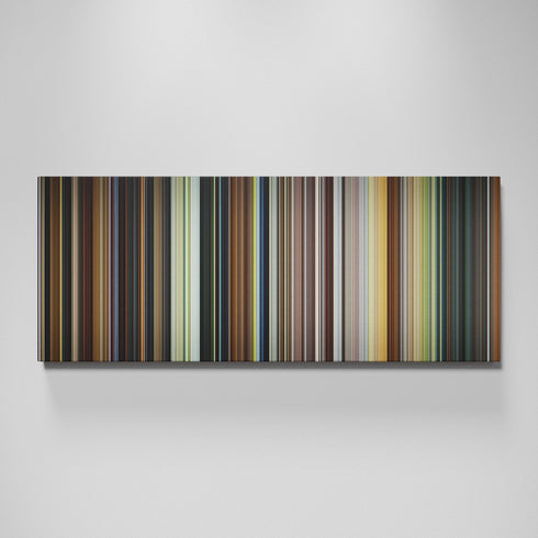 Stardust movie canvas wall art - color palette print