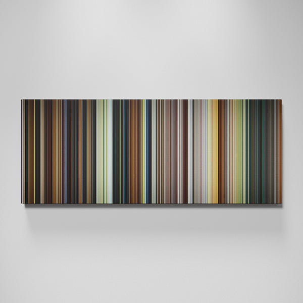 Stardust movie canvas wall art - color palette print