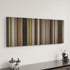 Mud canvas art in modern interior - movie color palette