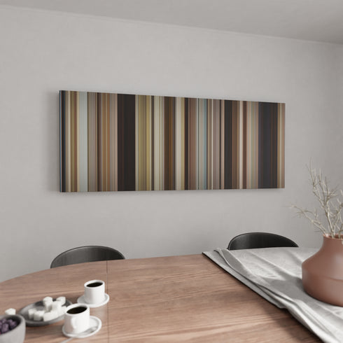 Mud canvas wall art in kitchen - movie decor