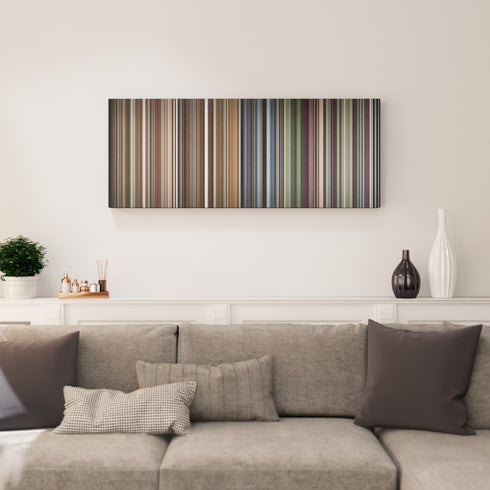 Living room interior with Requiem for a Dream Frome on the wall