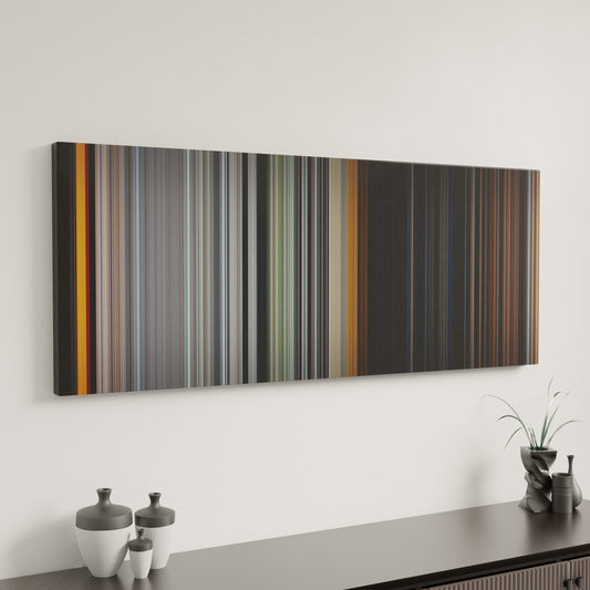 Minimal interior design with The Texas Chain Saw Massacre Frome on the wall