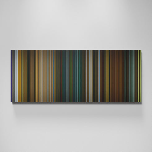 Game Night movie canvas wall art - color palette print