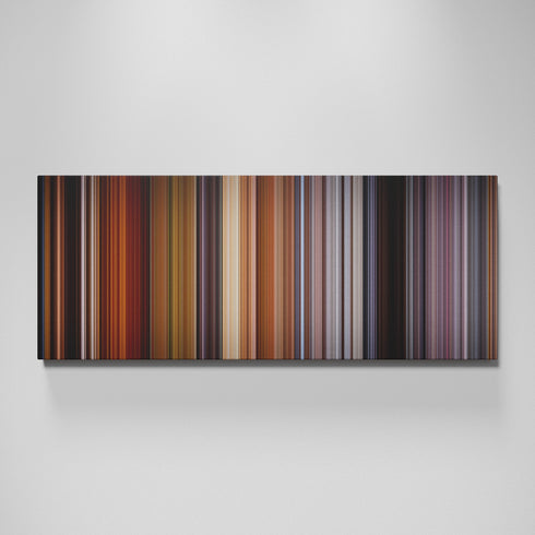Time Bandits movie canvas wall art - color palette print