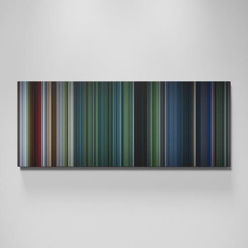 Jurassic Park III movie canvas wall art - color palette print