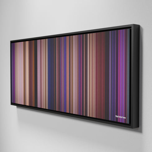 Side view of Framed Buff's of Pitch Perfect Frome on the wall