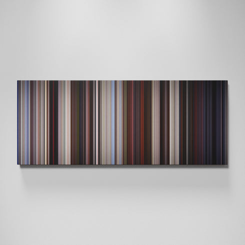 American Beauty movie canvas wall art - color palette print
