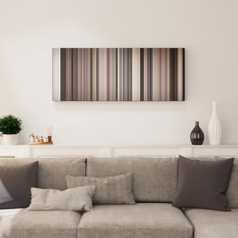 Come and See canvas print in living room - film wall decor