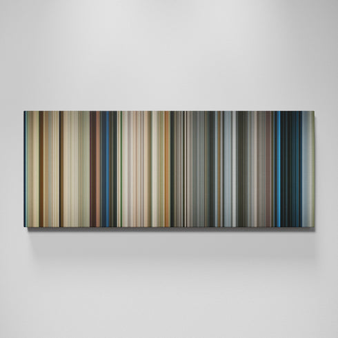 Life Is Beautiful movie canvas wall art - color palette print
