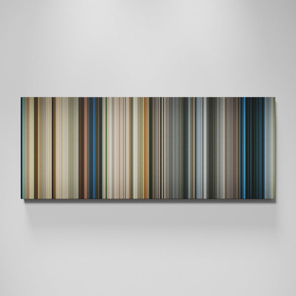 Life Is Beautiful movie canvas wall art - color palette print