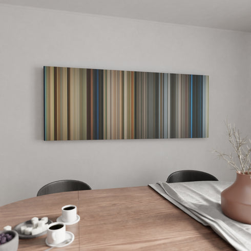 Kitchen with Life Is Beautiful Frome on the wall