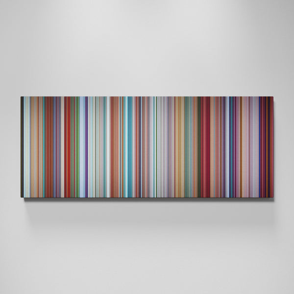 Despicable Me movie canvas wall art - color palette print