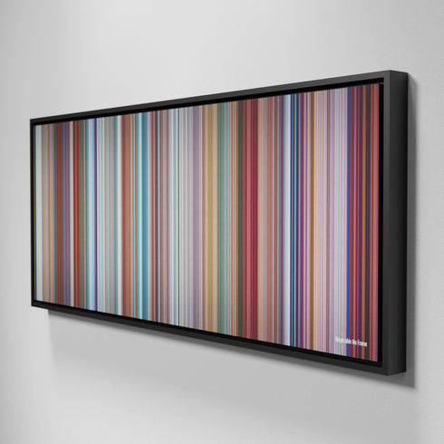 Side view of Framed Buff's of Despicable Me Frome on the wall