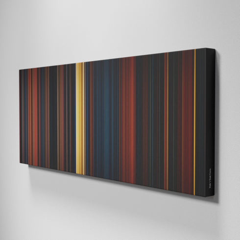 Side view of Buff's of Trick 'r Treat Frome on the wall