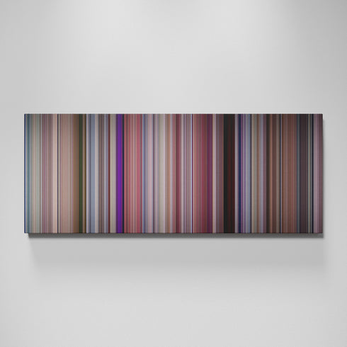 Coming to America movie canvas wall art - color palette print