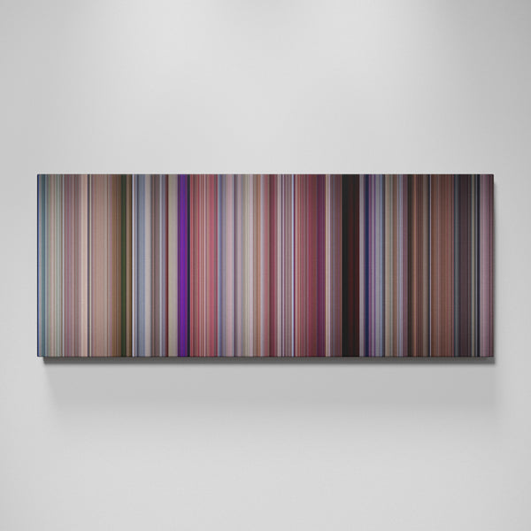 Coming to America movie canvas wall art - color palette print