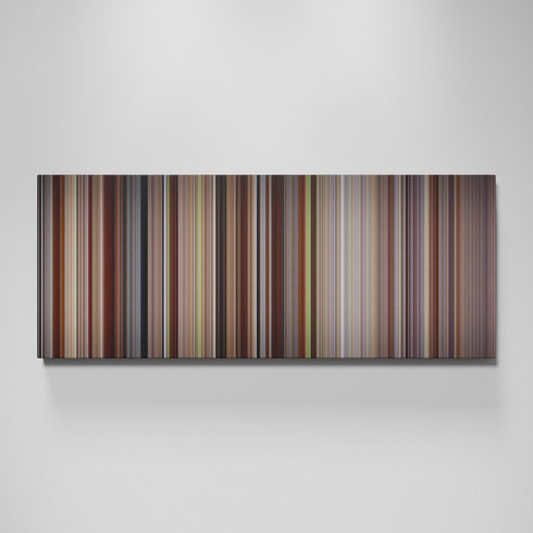 Rudy movie canvas wall art - color palette print