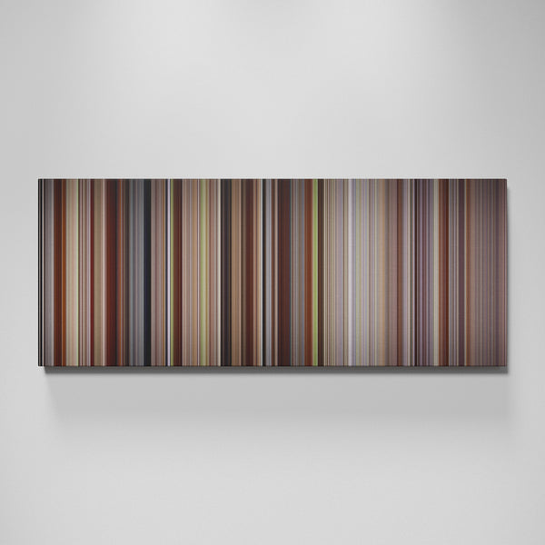 Rudy movie canvas wall art - color palette print