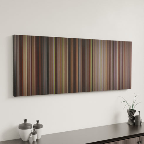 Rudy canvas art in modern interior - movie color palette